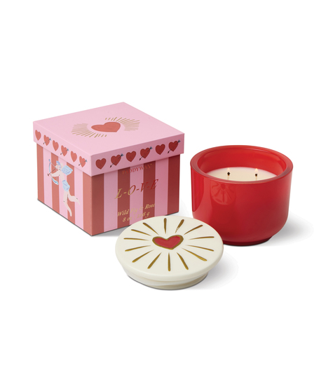 Charmed Heart Candle - Wild Fig & Rose