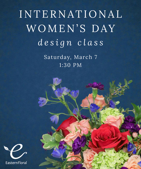 International Women's Day Design Class - March 7th