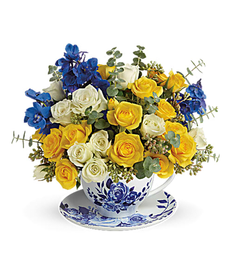 TELEFLORA'S PRETTY TEATIME BOUQUET