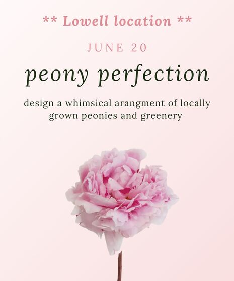 A flyer with yellow sunflowers.