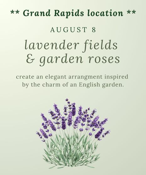 A flyer with yellow sunflowers.