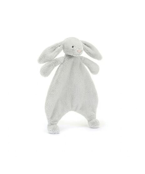 Bashful Grey/Silver Bunny Comforter