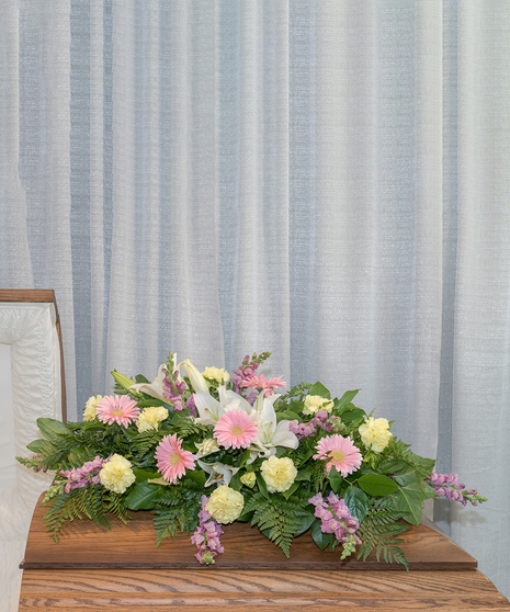 Blooming Harmony Casket Spray