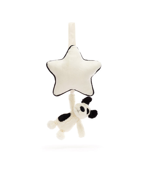 Pull the plushies to play a calming Jellycat lullaby. Easy to attach with Velcro to a crib or pram, providing soothing comfort anywhere.