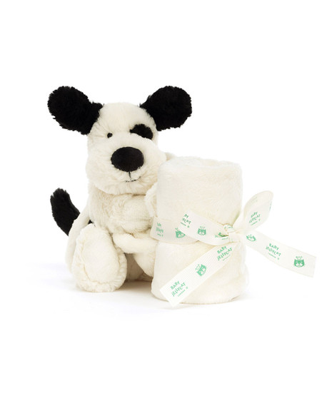A cozy, soft soother with a small plush toy attached. Gentle on skin, with fun textures for little hands. Easy to roll up and take anywhere.